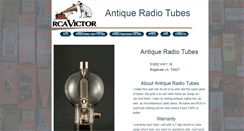 Desktop Screenshot of antiqueradiotubes.com