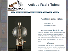 Tablet Screenshot of antiqueradiotubes.com